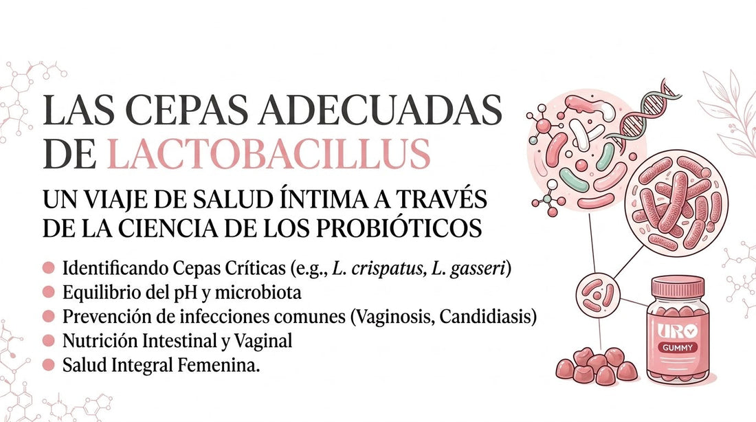 ¿Cómo Elegir el Mejor Probiótico Íntimo? Cepas Clave contra Infecciones Recurrentes