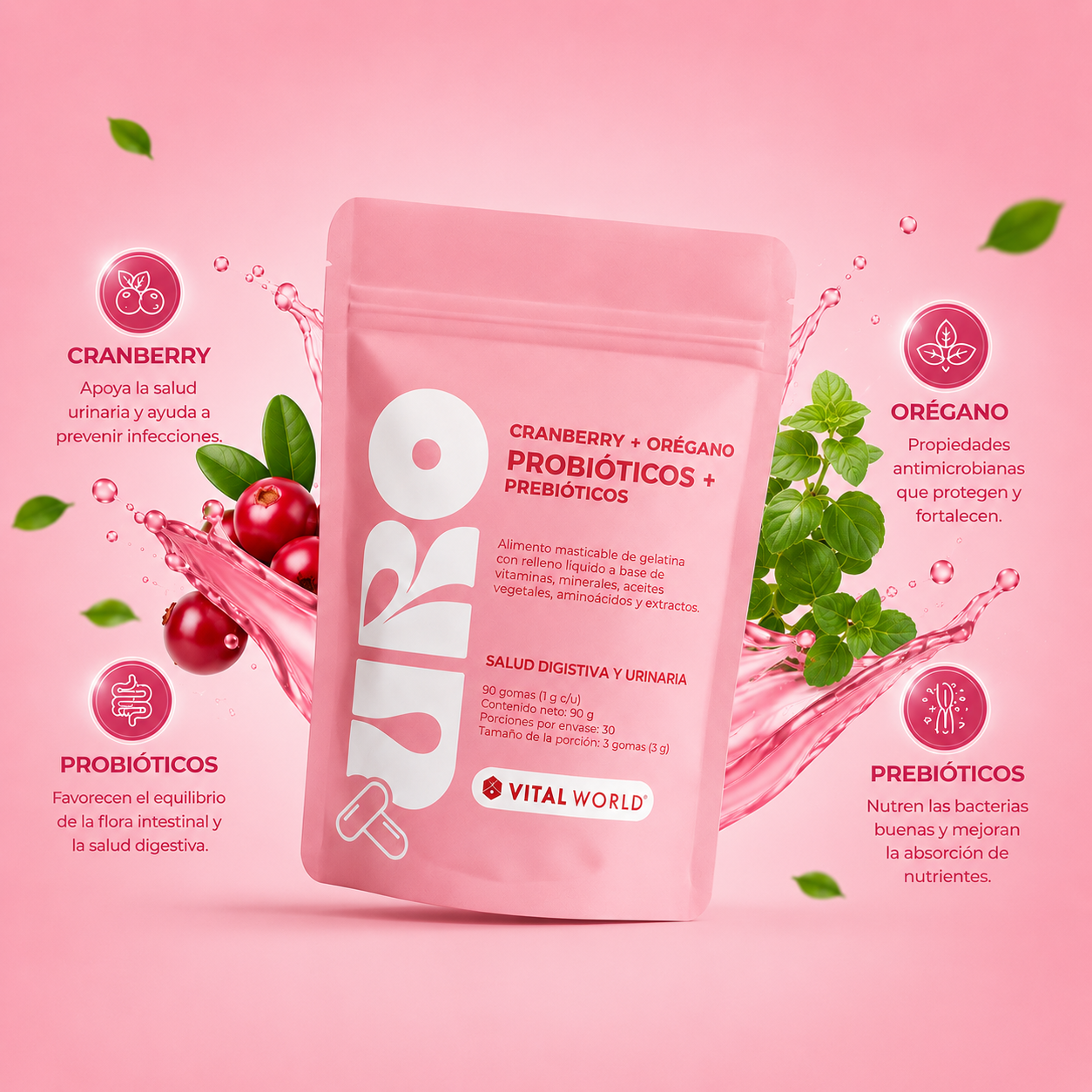 PROBIÓTICOS CRAMBERRY 90 SOFTGEL